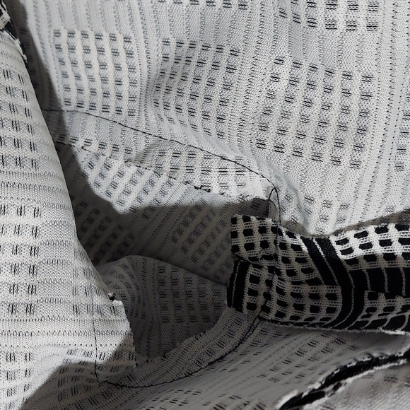 🟢 Black and white polyester jacket - Picture 6 of 6